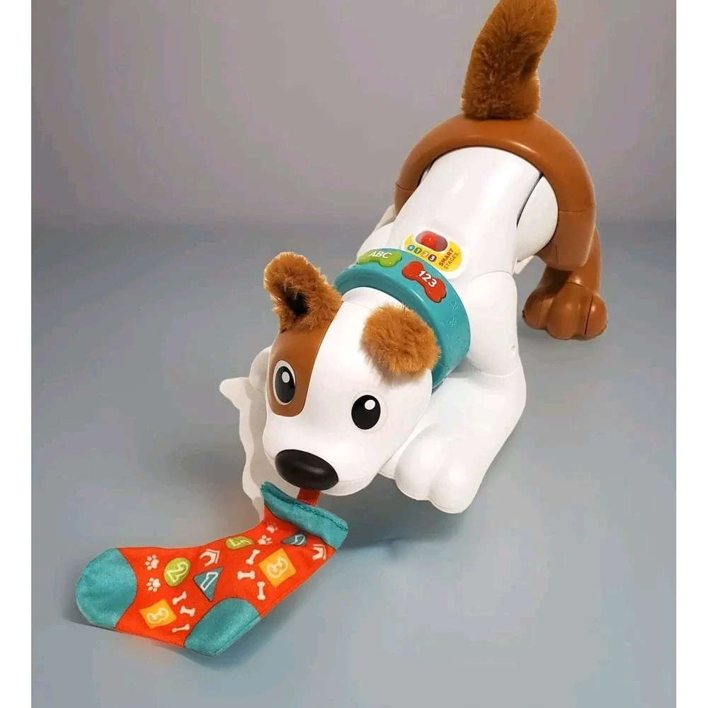 Fisher Price 123 Crawl with Me Puppy Electronic Dog Learning Toy GWW55